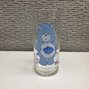 Vintage 1983 Care Bears Grumpy Bear Pizza Hut Collector Series Glass Tumbler